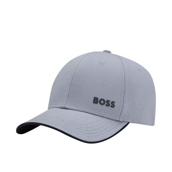 Boss Six Panel Cap in Cotton Twill with Printed Logo - Lt Blue