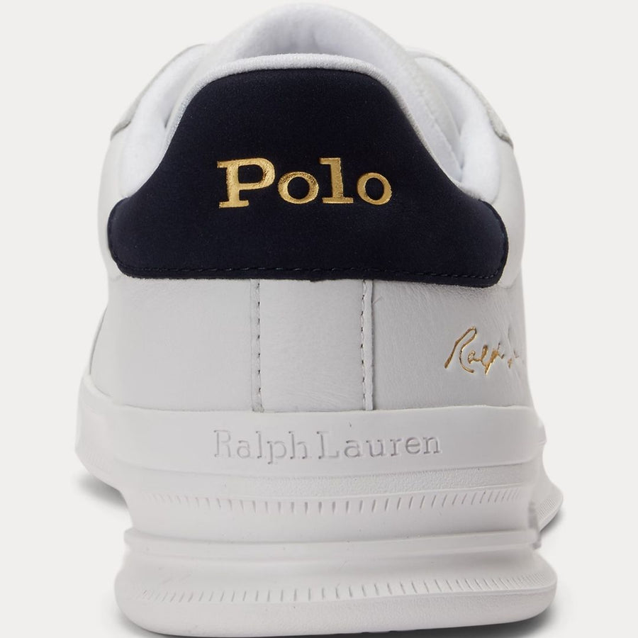 Polo Ralph Lauren Heritage Court II Leather Trainer - White