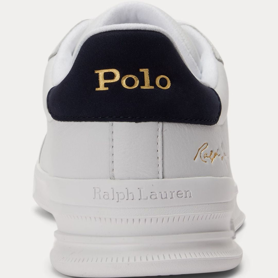 Polo Ralph Lauren Heritage Court II Leather Trainer - White