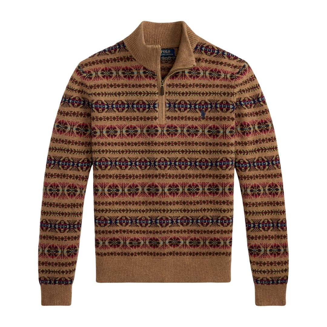 Polo Ralph Lauren Fair Isle Wool Mockneck Jumper - MULTI