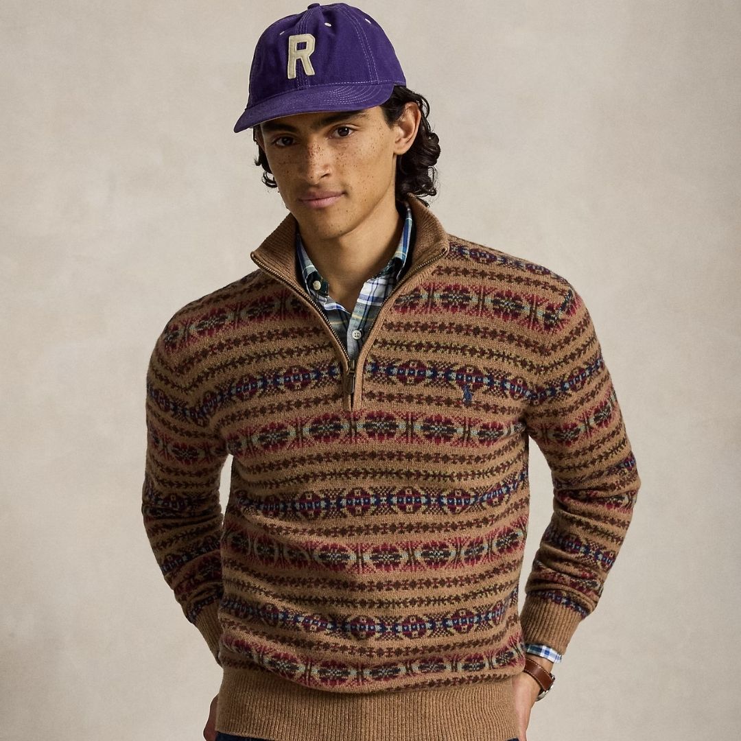 Polo Ralph Lauren Fair Isle Wool Mockneck Jumper - MULTI