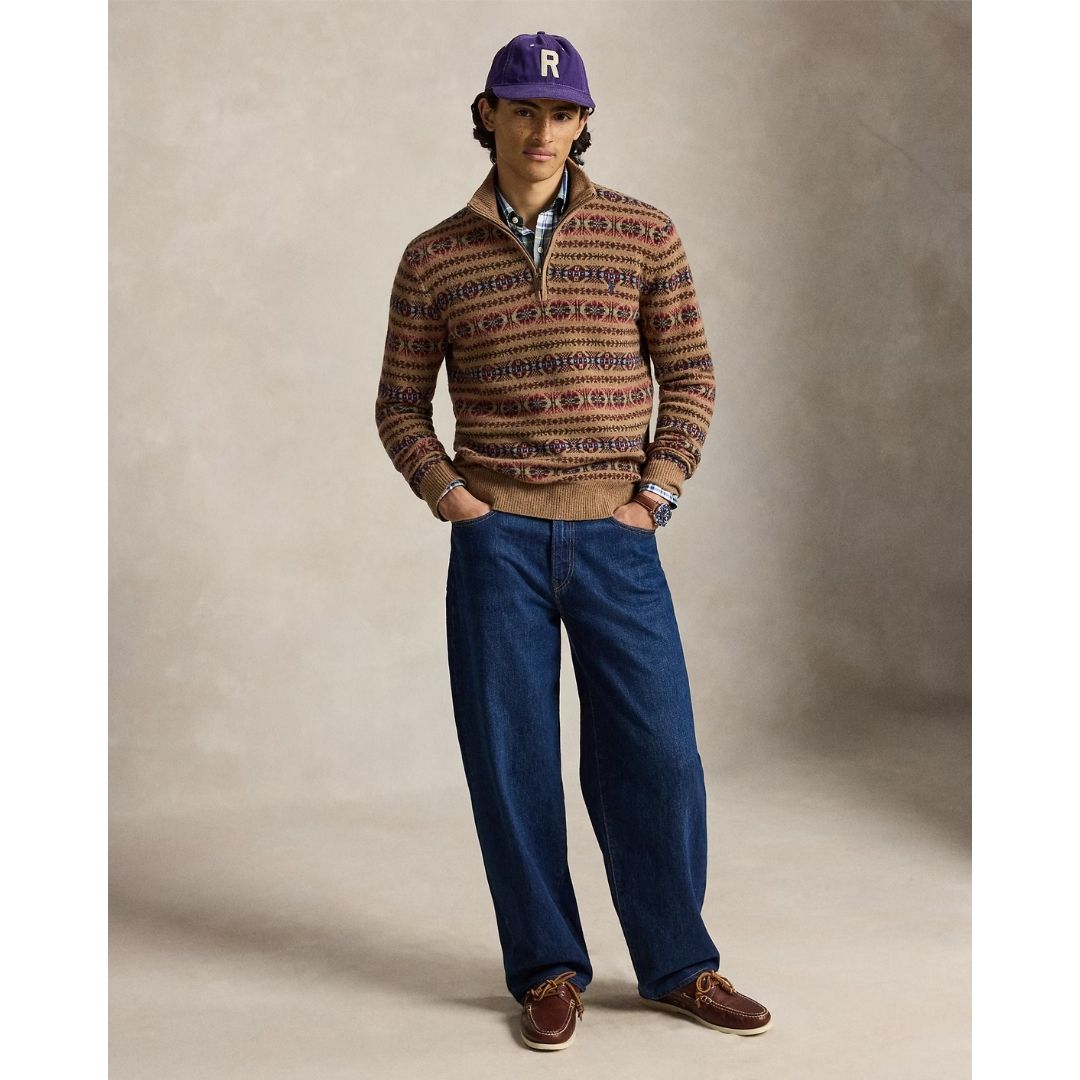 Polo Ralph Lauren Fair Isle Wool Mockneck Jumper - MULTI