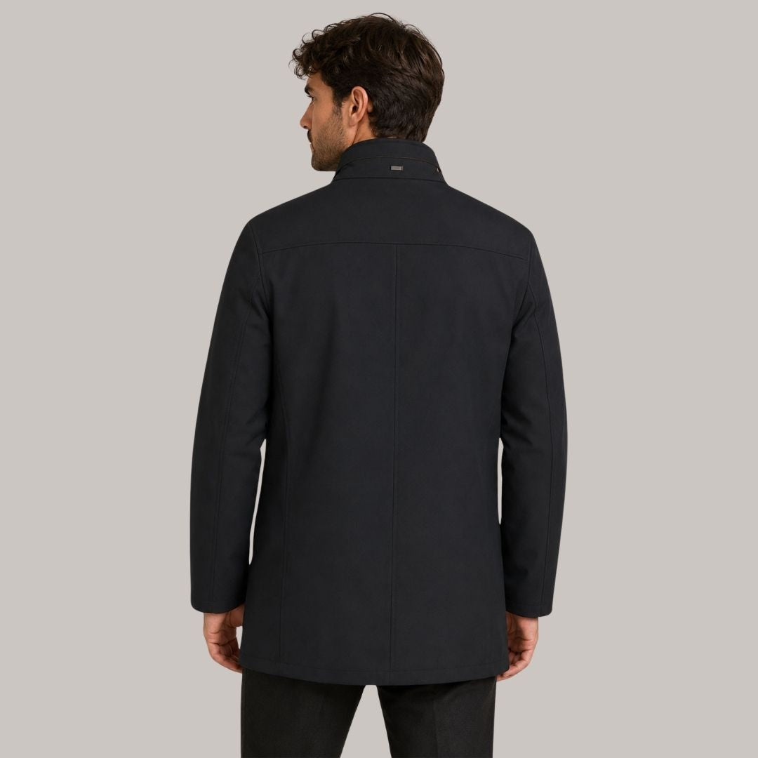 Bugatti Poplin Coat - Navy