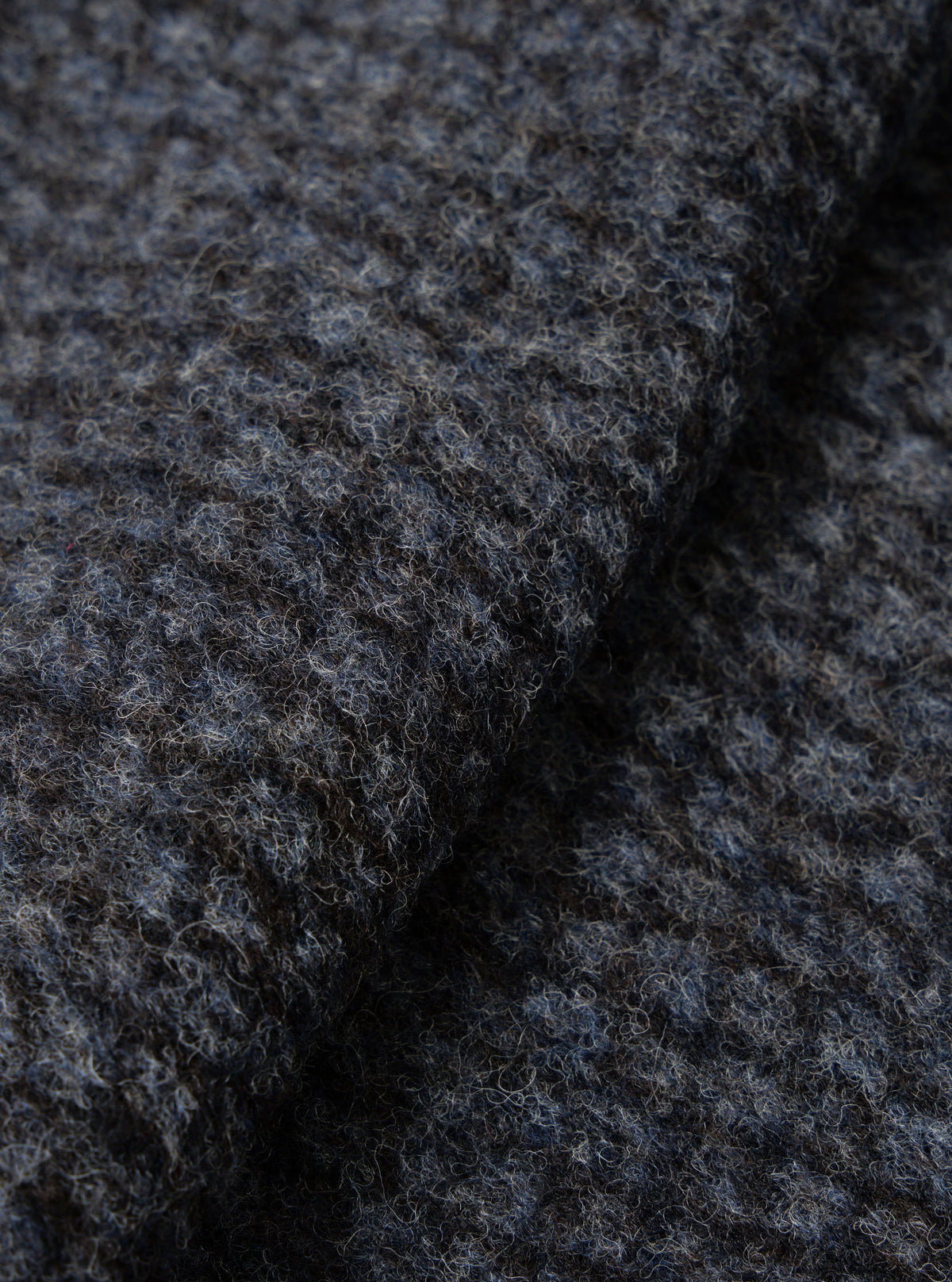 Universal Works Diamond Fleece Cardigan - Grey