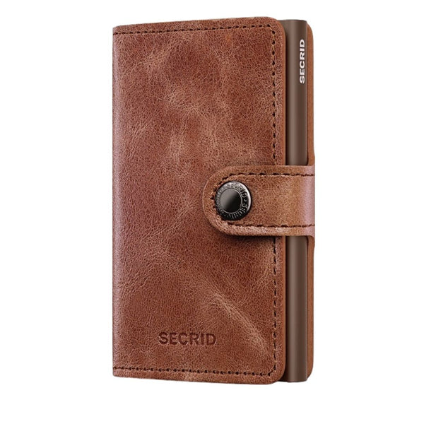 Secrid Miniwallet Vintage - Cognac/Brown