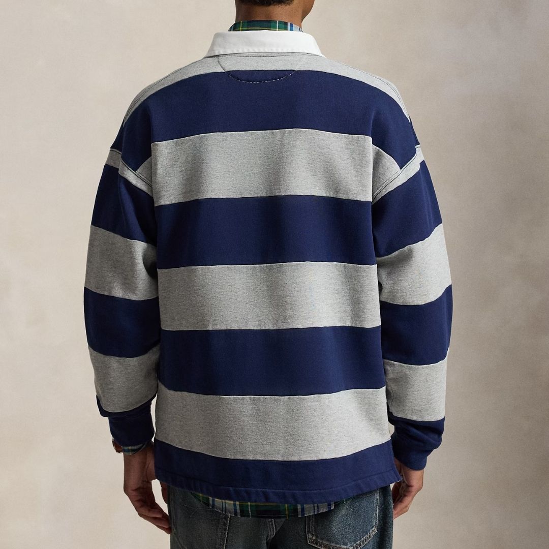 Polo Ralph Lauren Big Fit Polo Bear Rugby Sweatshirt - Navy