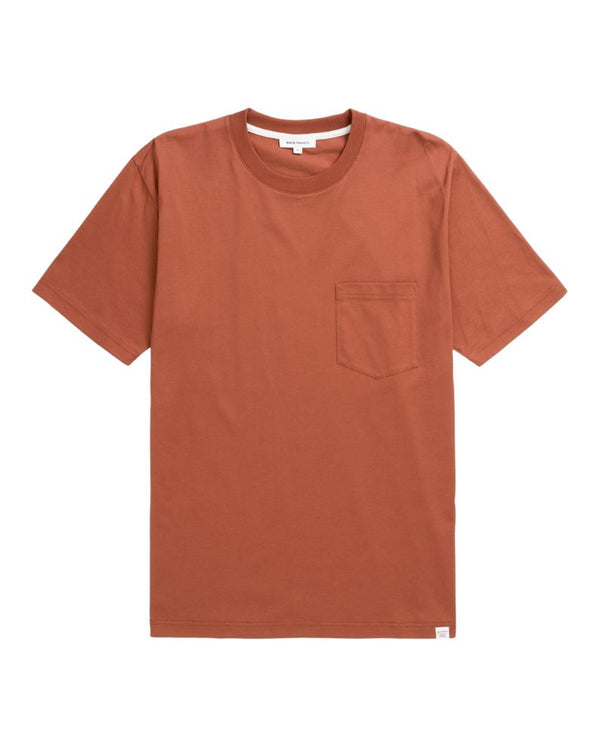 Norse Projects Johannes Organic Pocket - Red Ochre