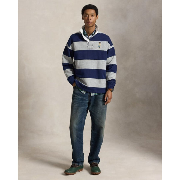 Polo Ralph Lauren Big Fit Polo Bear Rugby Sweatshirt - Navy