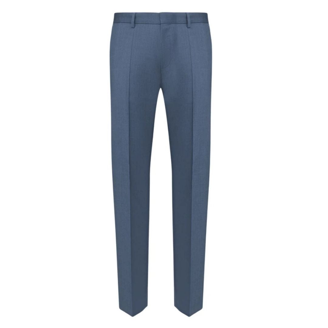 Boss Black H-Genius Slim Suit Trousers - Blue
