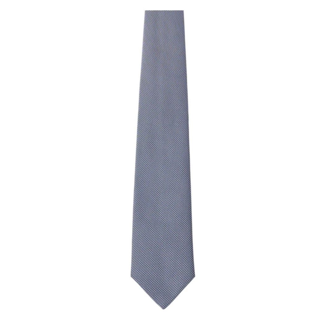 Boss Jacquard-pattern tie in silk - Purple