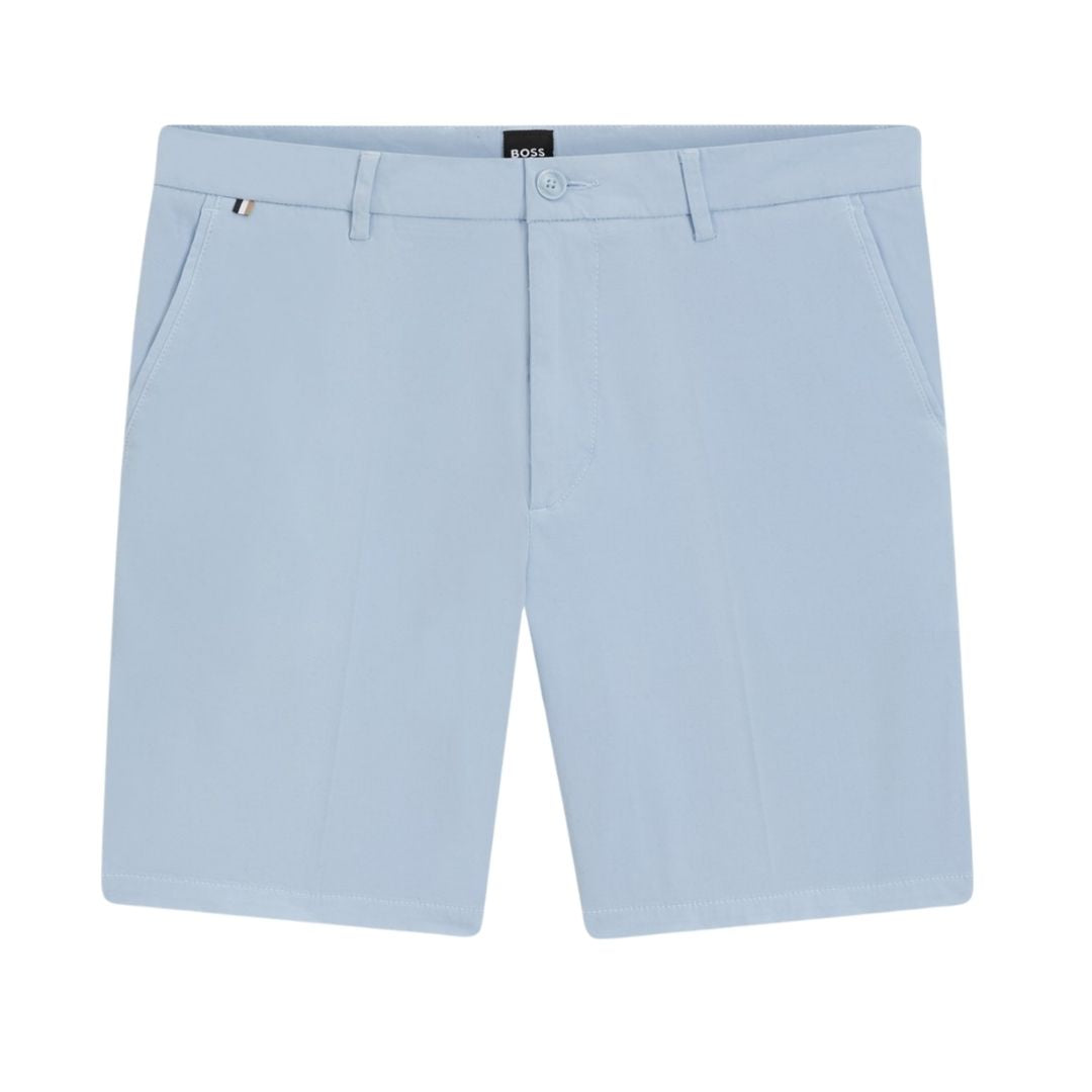 Boss Black H-Kane1 Chino Shorts Stretch Cotton - Blue
