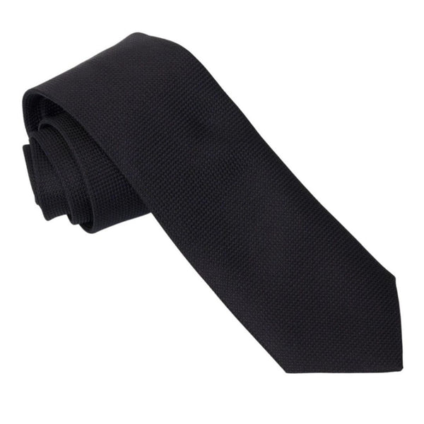 Boss Black Silk Tie - Dark Blue