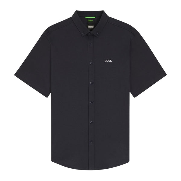 Boss Green Regular Fit Shirt Wrinkle Resistant ss - Blue