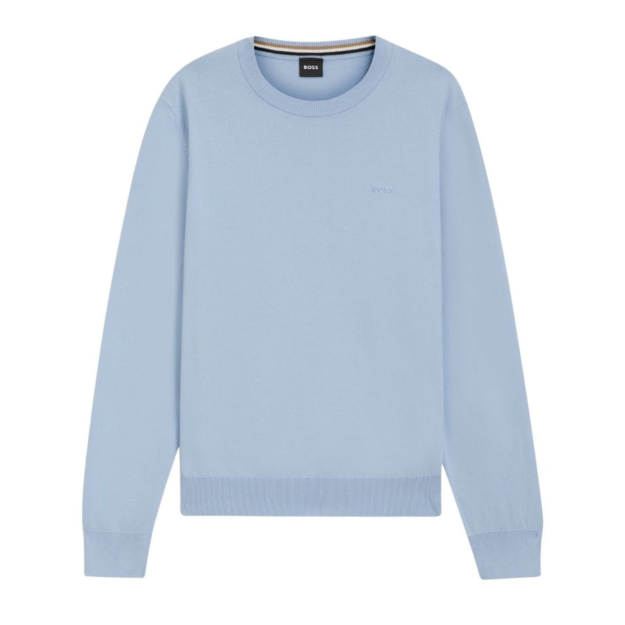 BOSS Upacas Logo Sweater – Blue