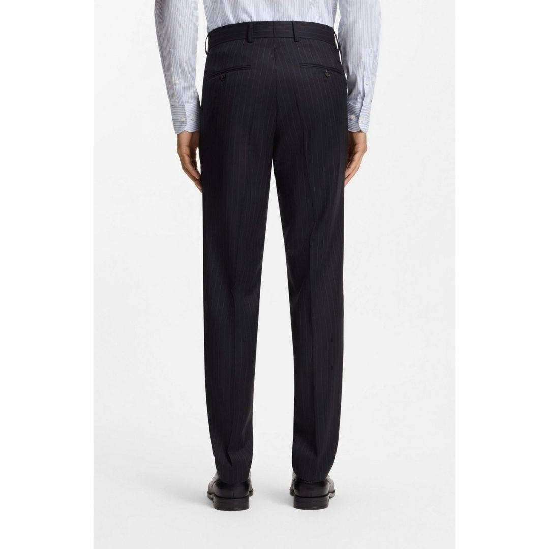 Boss Black H-Jeckson-2Pcs Striped Suit - Blue