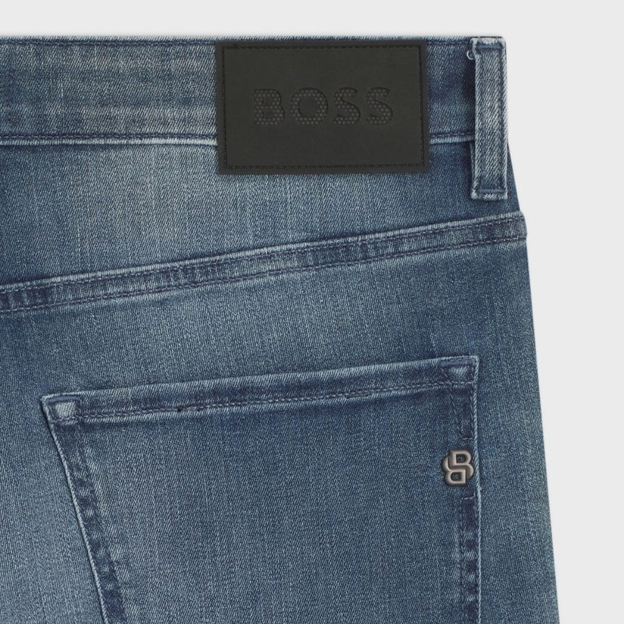 BOSS Black Delaware Slim Fit Jeans – Blue