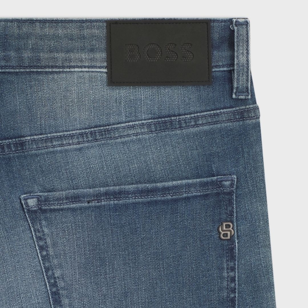 Boss Black P-Delaware Slim Fit Jean Lightweight Denim - Blue
