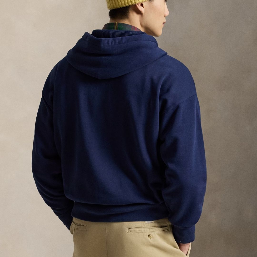 Polo Ralph Lauren Vintage Fit Polo Bear Full-Zip Hoodie - Navy