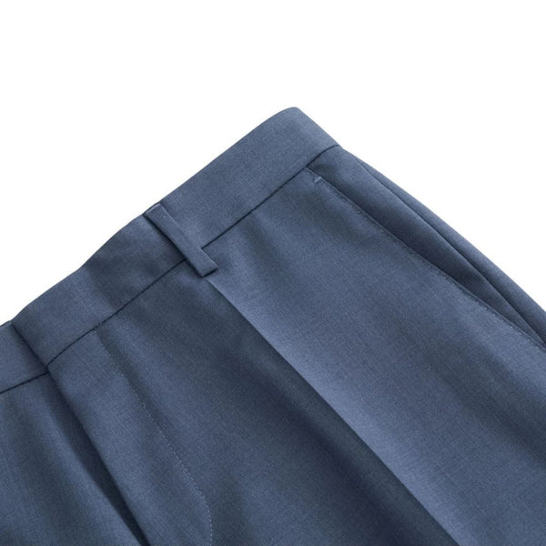 Boss Black H-Genius Slim Suit Trousers - Blue
