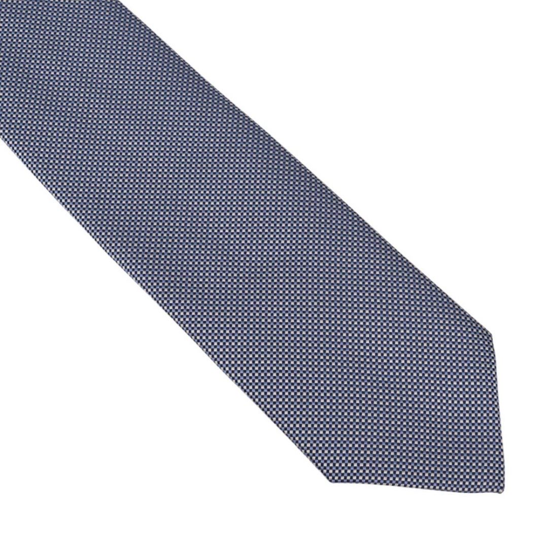 Boss Jacquard-pattern tie in silk - Purple