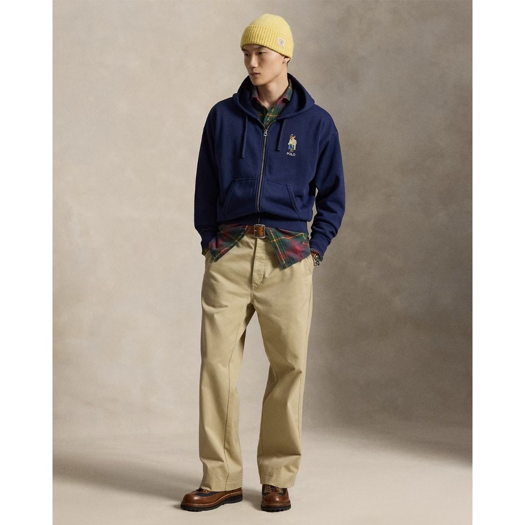 Polo Ralph Lauren Vintage Fit Polo Bear Full-Zip Hoodie - Navy