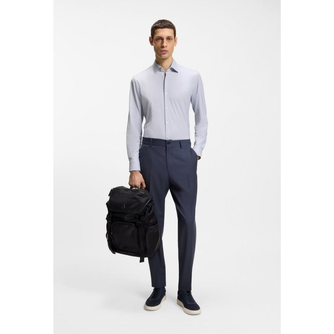 Boss Black P-HANK-K Slim Shirt Italian Performance - Dk Blue