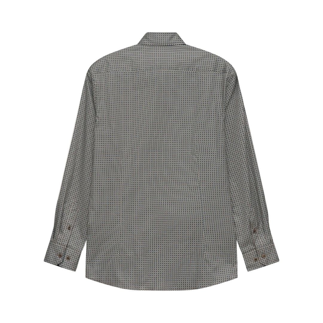 Bugatti Casual Shirt Long Sleeve - Beige