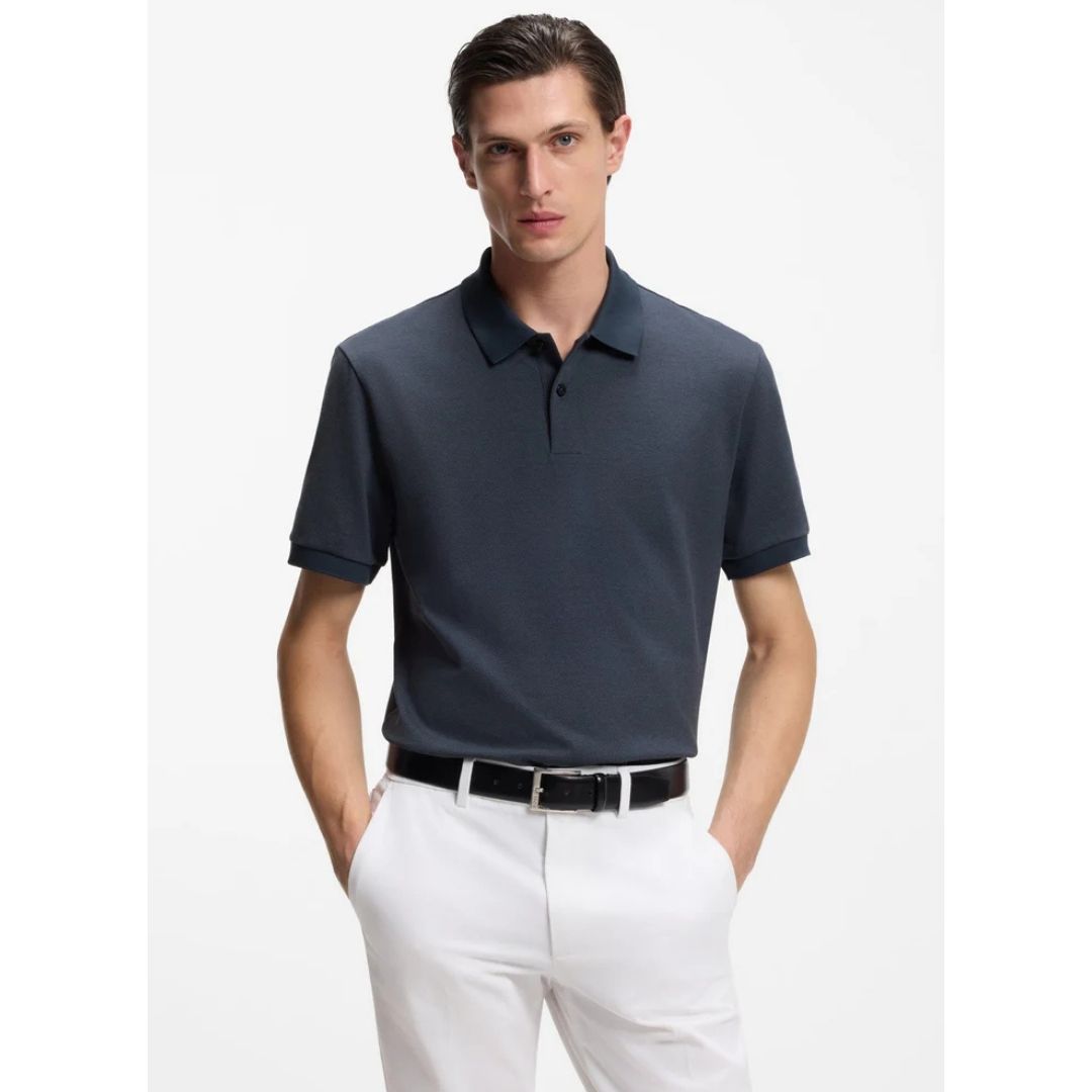 Boss Black H-Parlay Polo Shirt - Dark Blue