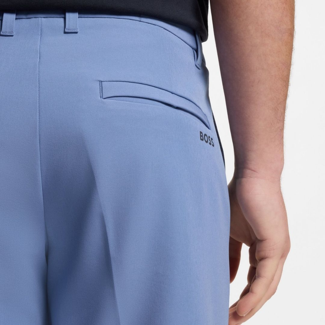 Boss Green S_Commuter Slim Fit Shorts - Blue