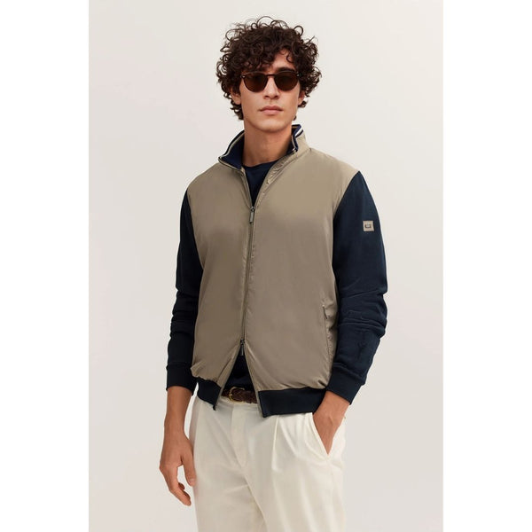 Bugatti Zip Thu Casual Knitted Jkt - Beige