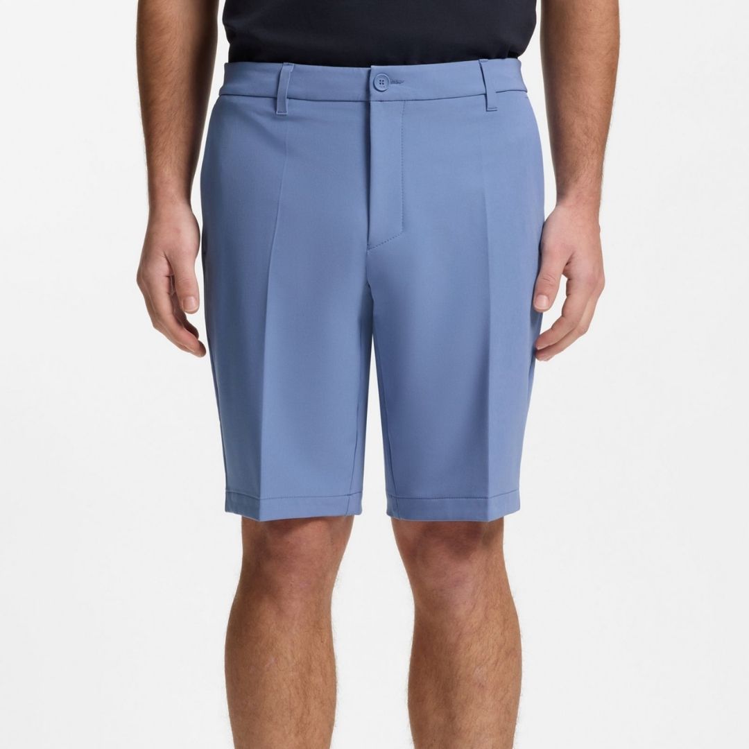 Boss Green S_Commuter Slim Fit Shorts - Blue