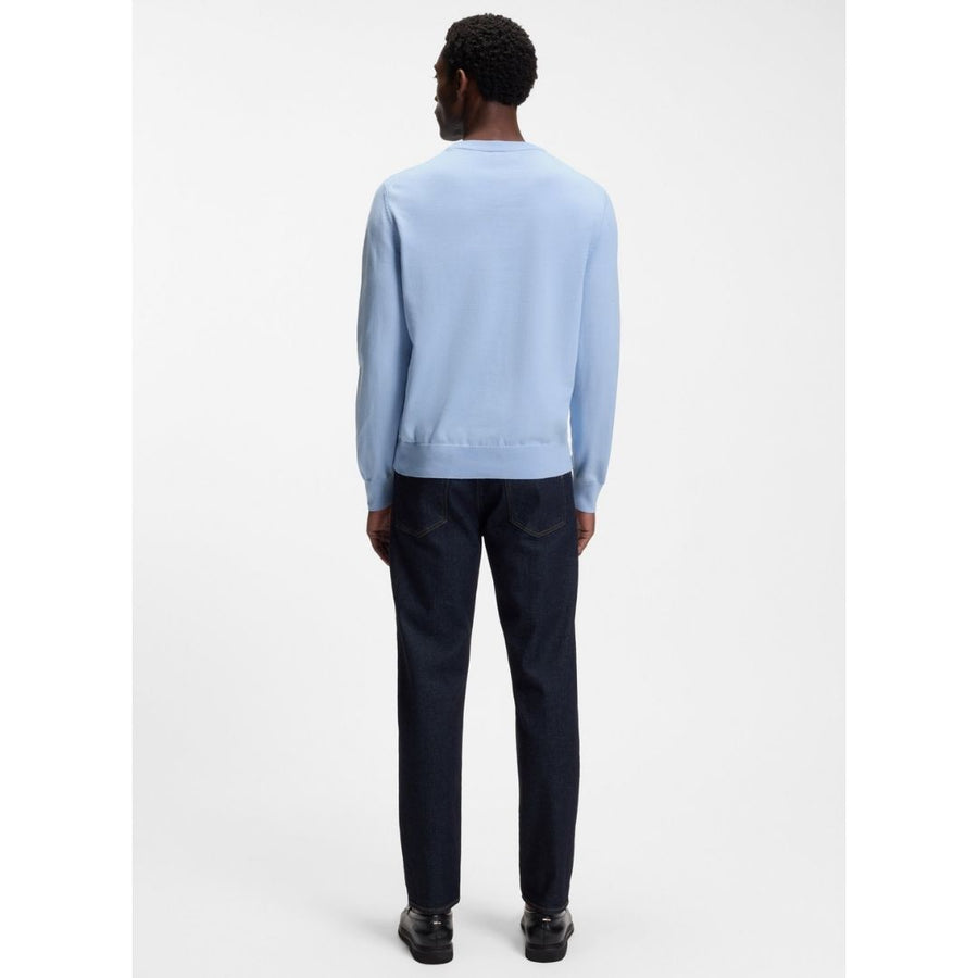 BOSS Upacas Logo Sweater – Blue