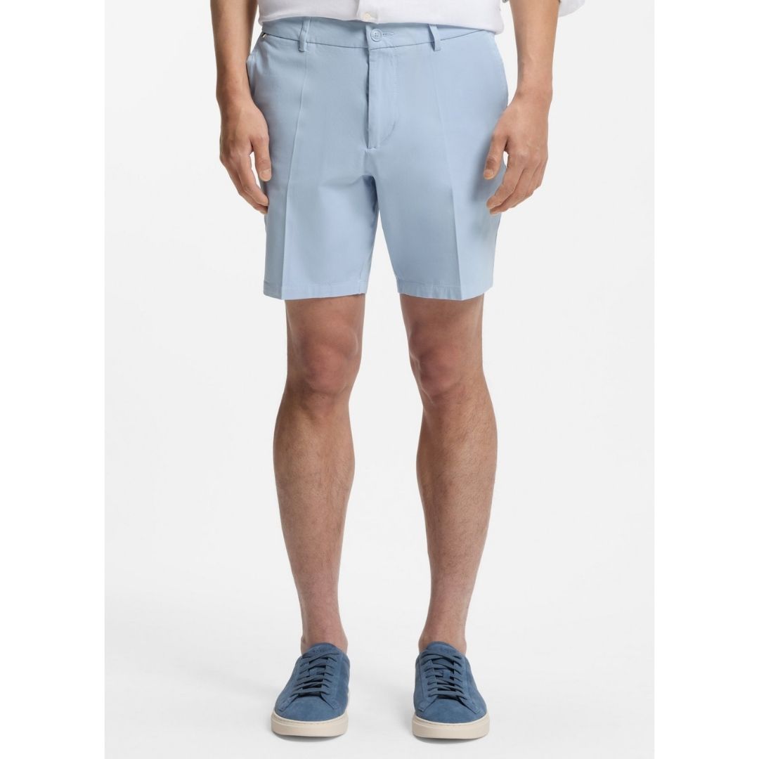 Boss Black H-Kane1 Chino Shorts Stretch Cotton - Blue