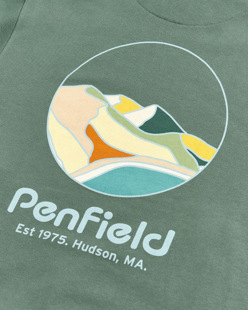 Penfield Circle Landscape Hoodie - Green
