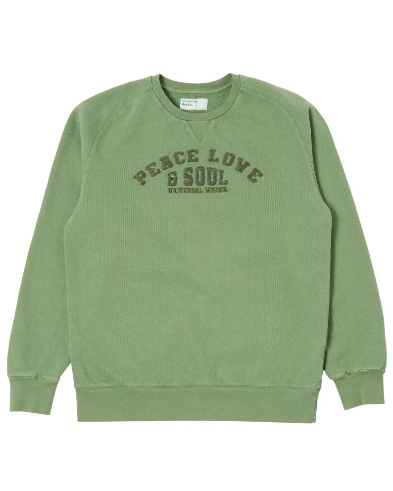 Universal Works Classic Crew Sweatshirt - Green