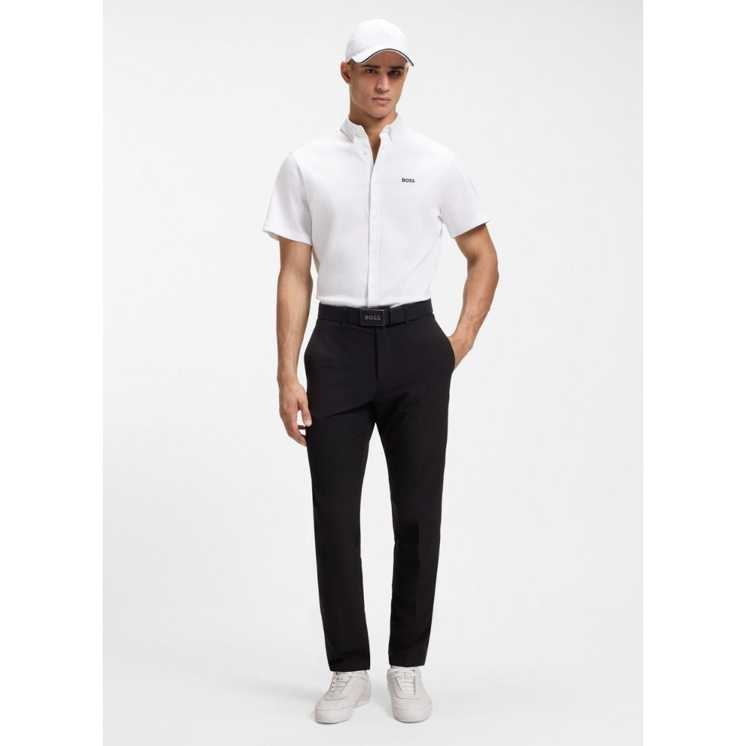 Boss Green ST Motion Regular Fit Shirt Wrinkle Resistant - White