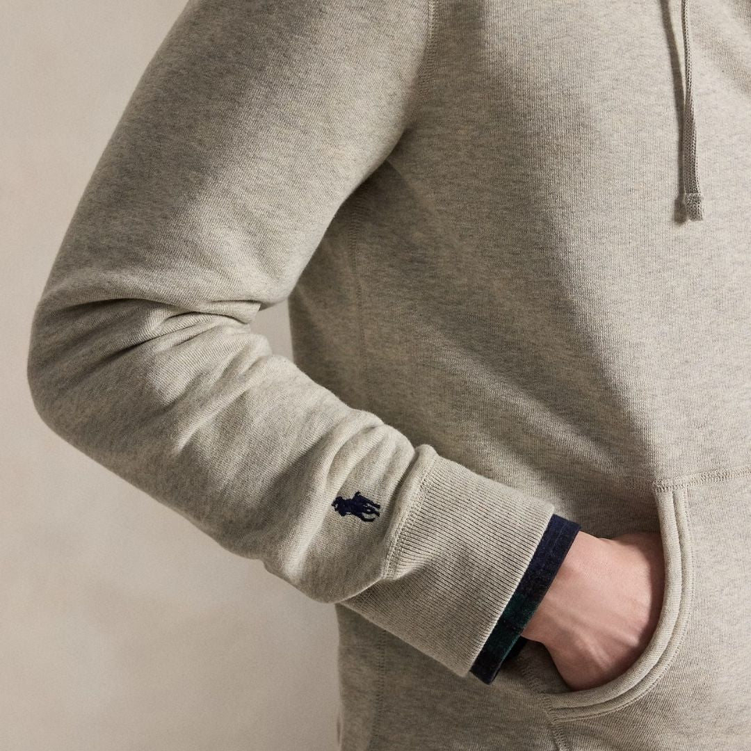 Polo Ralph Lauren Logo Fleece Full-Zip Hoodie - Grey