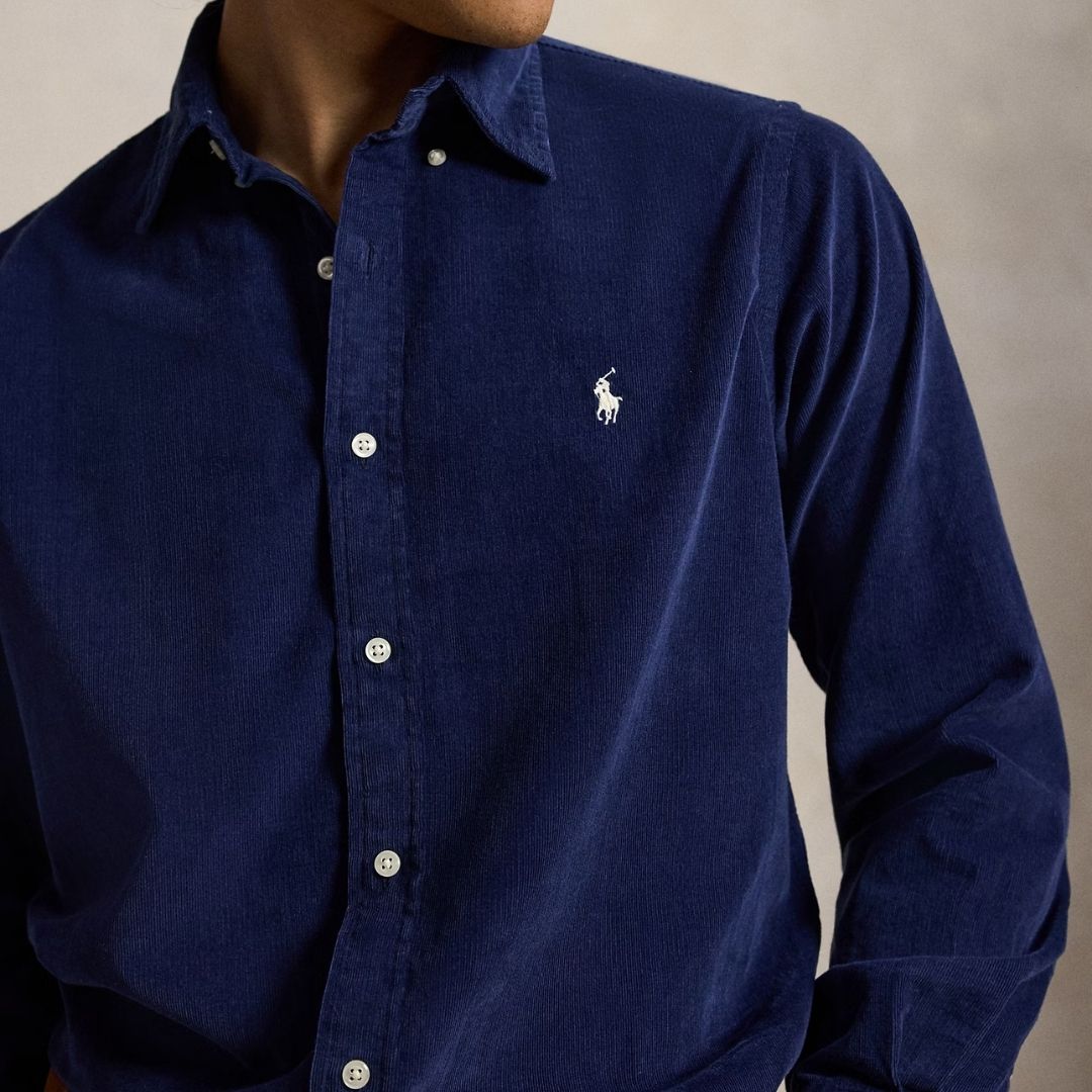Polo Ralph Lauren Custom Fit Corduroy Shirt - Navy