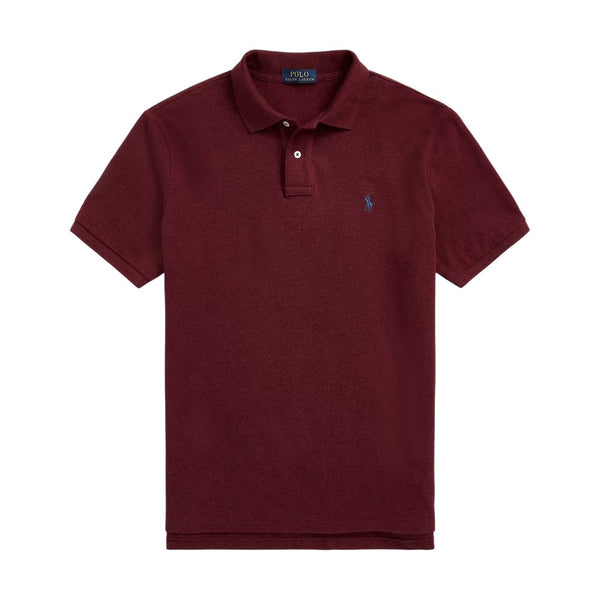 Polo Ralph Lauren Iconic Custom Slim Fit Mesh Polo - Wine
