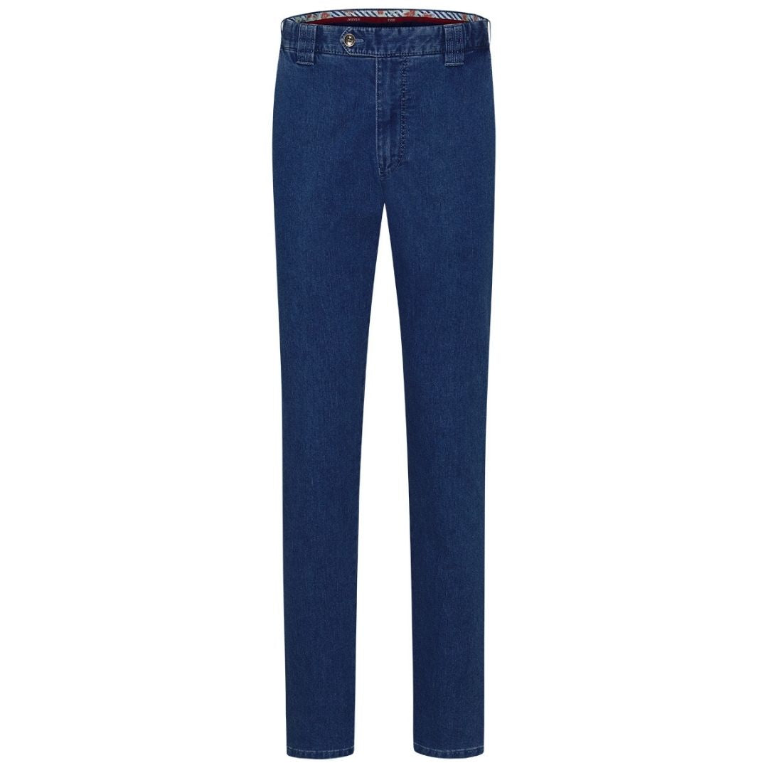 Meyer Hosen OSLO Casual Trousers - Denim
