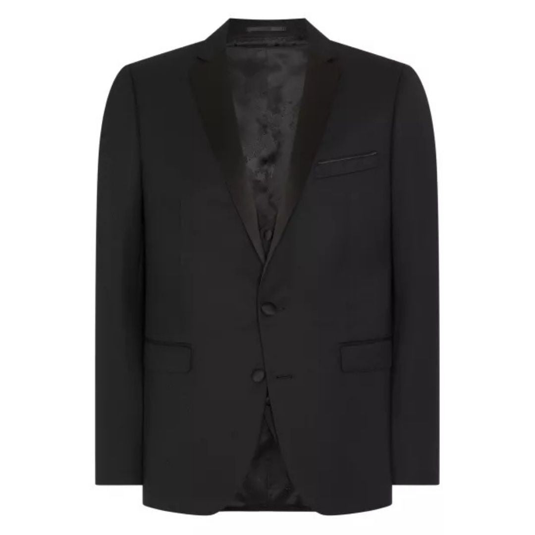 Remus Uomo Black Rocco Mix + Match Suit Jacket - Black