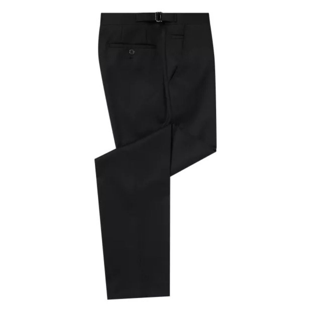 Remus Uomo Black Rocco Mix + Match Suit Trousers - Black