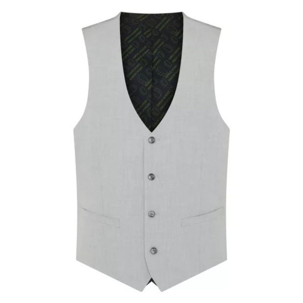 Remus Uomo Light Grey Palucci Waistcoat - Grey