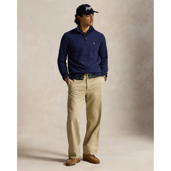Polo Ralph Lauren Estate-Rib Quarter-Zip Pullover - Navy