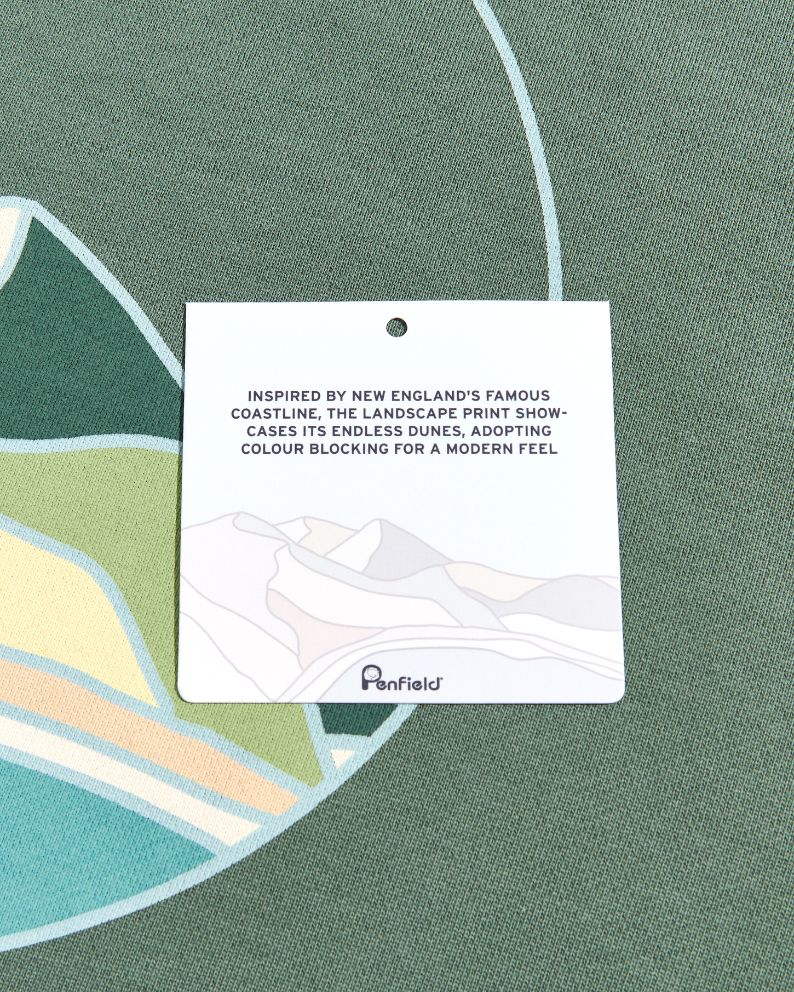 Penfield Circle Landscape Hoodie - Green