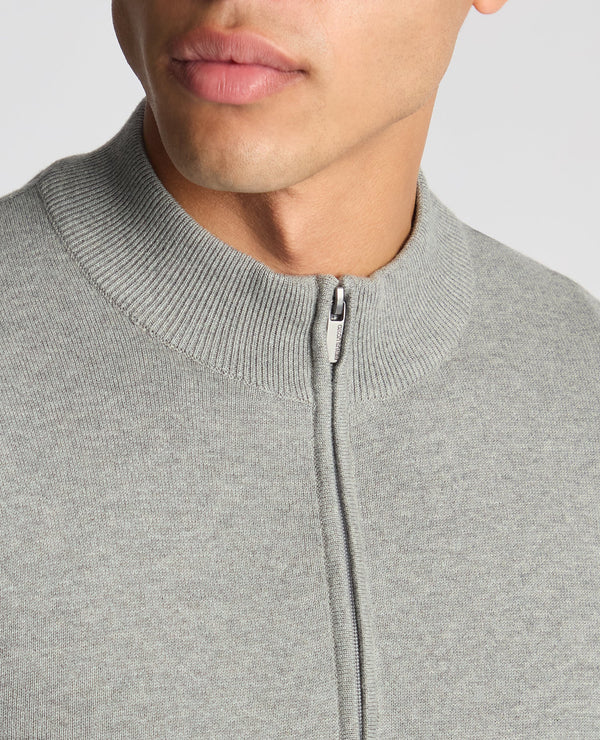 Remus Half Zip Sweater - Grey