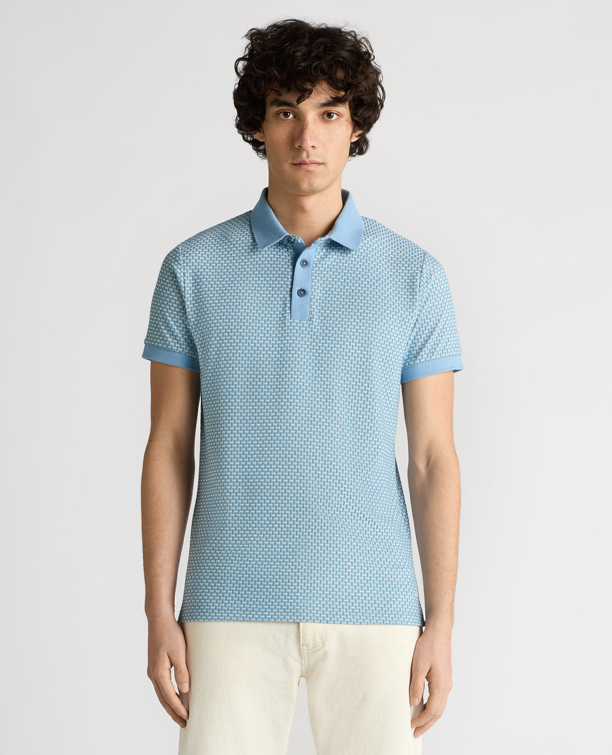 Remus Uomo Short Sleeve Casual Top - Blue