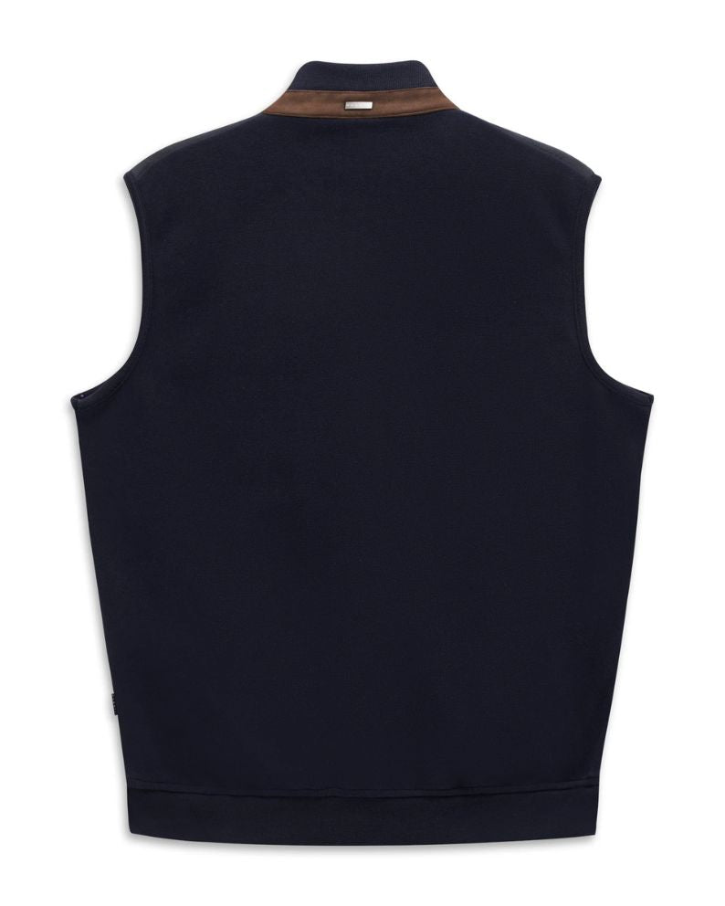 Bugatti Zip Thru Gilet - Navy