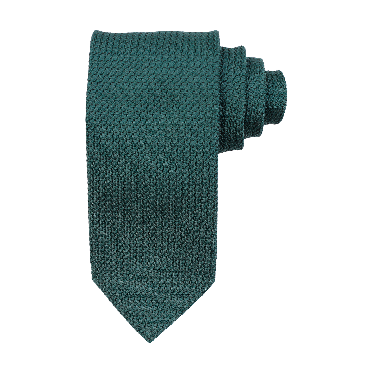 Amanda Christensen Grenadine Grossa Lined Silk Tie - Green