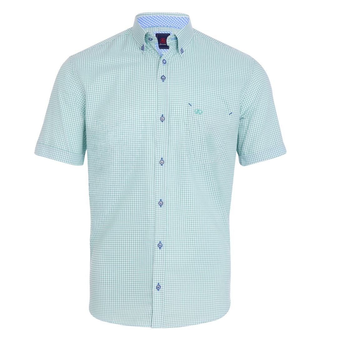 Andre Foyle Short Sleeve Casual Shirt - Green